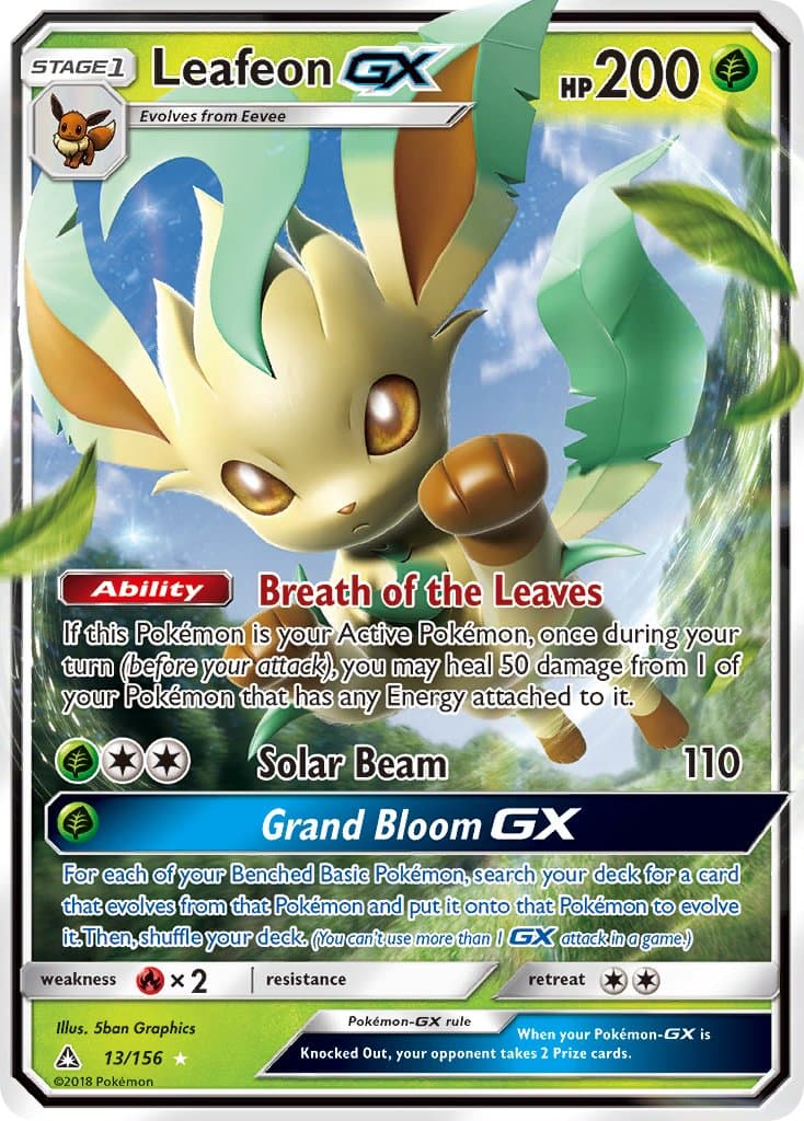 Leafeon Gx — Ultra Prism