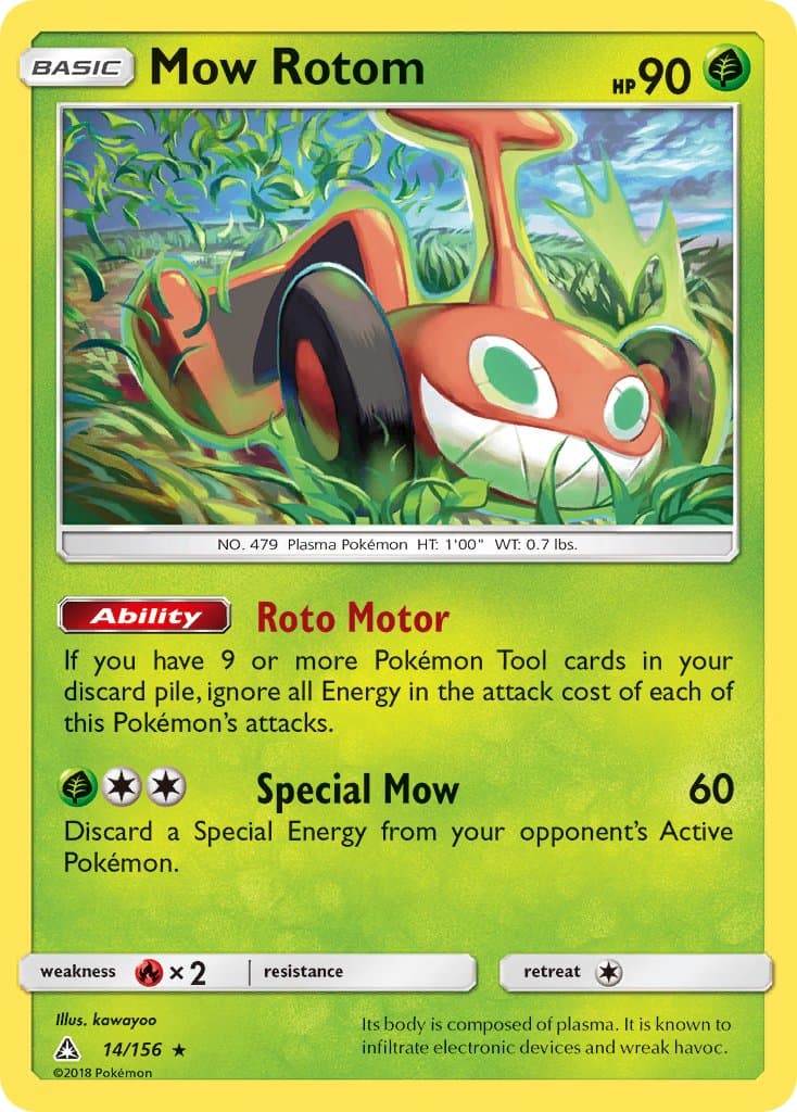 Mow Rotom — Ultra Prism Pokémon card