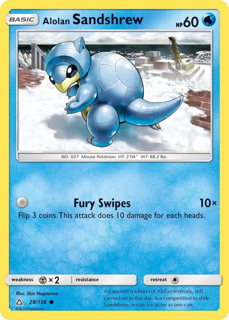 Alolan Sandshrew — Ultra Prism