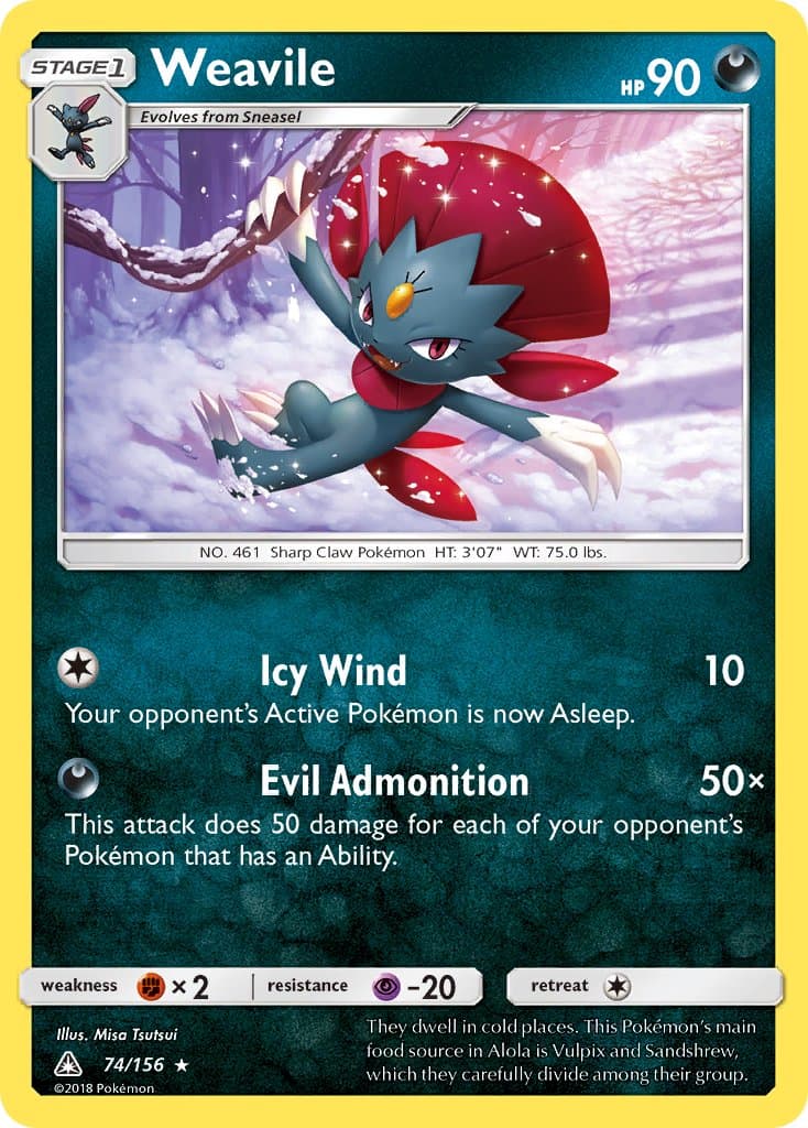 Weavile — Ultra Prism