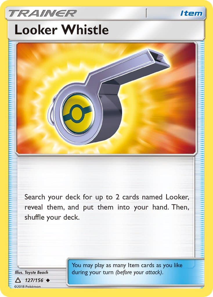 Looker Whistle — Ultra Prism Pokémon card