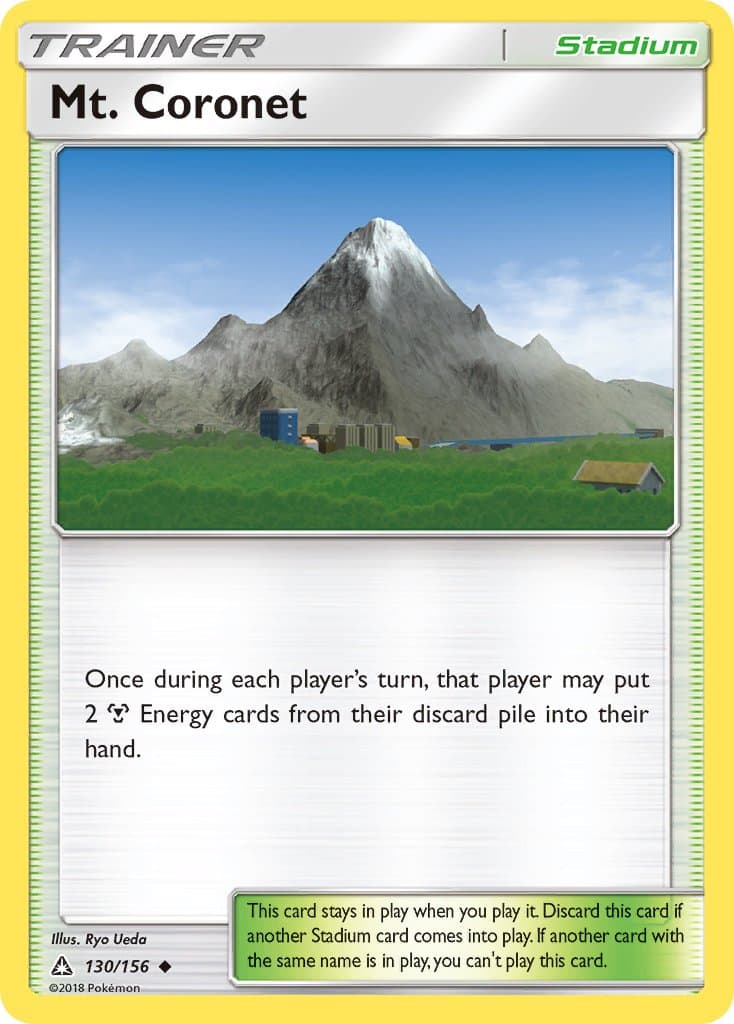 Mt Coronet — Ultra Prism Pokémon card
