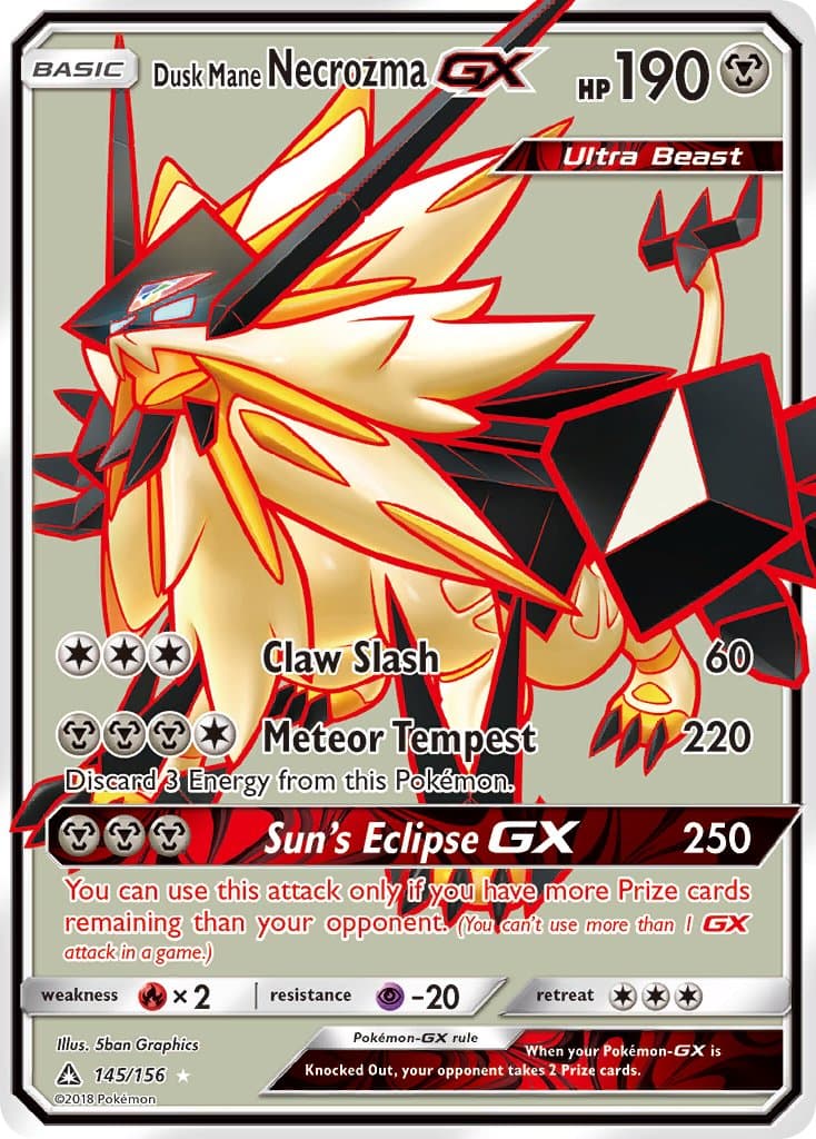 Dusk Mane Necrozma Gx — Ultra Prism