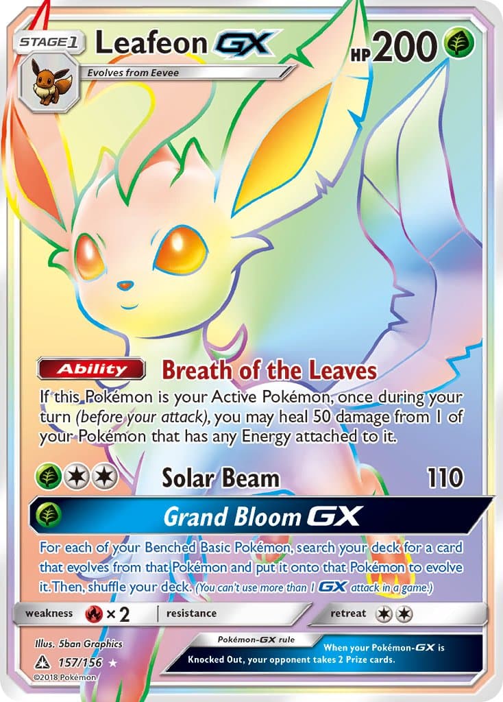 Leafeon Gx — Ultra Prism
