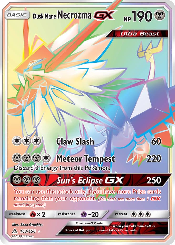 Dusk Mane Necrozma Gx — Ultra Prism