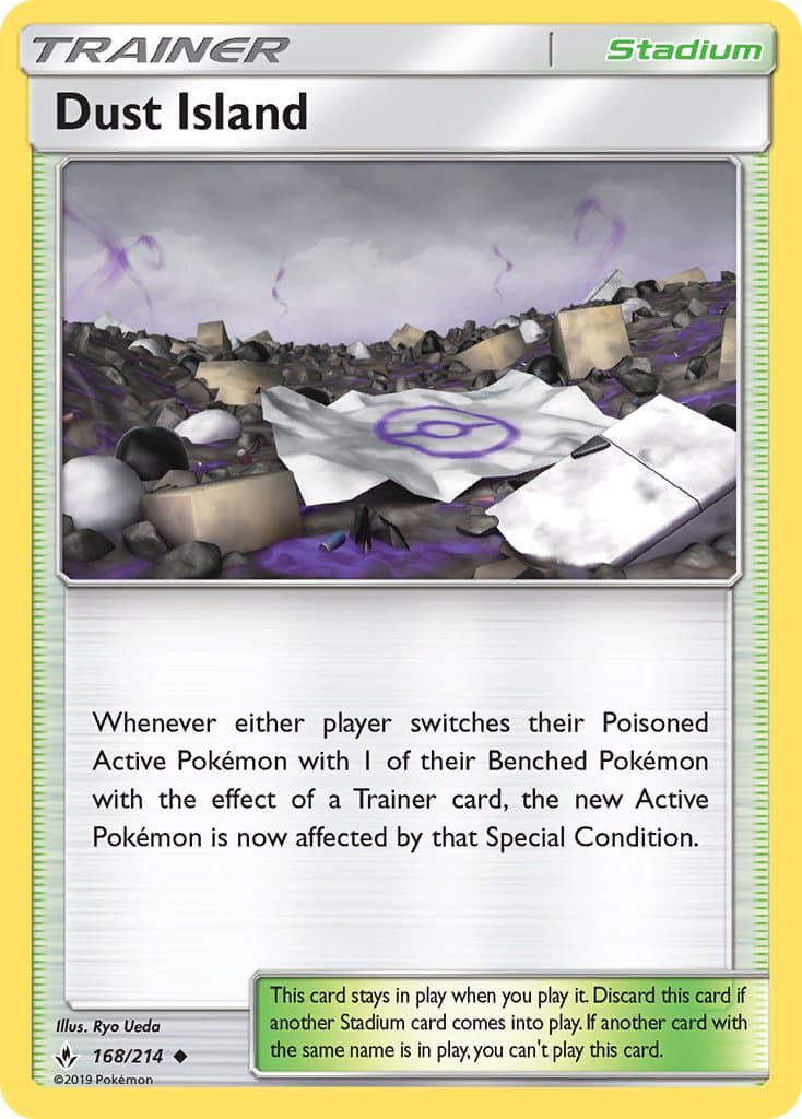 Dust Island — Unbroken Bonds Pokémon card