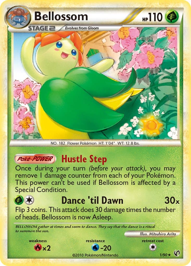 Bellossom — Undaunted Pokémon card