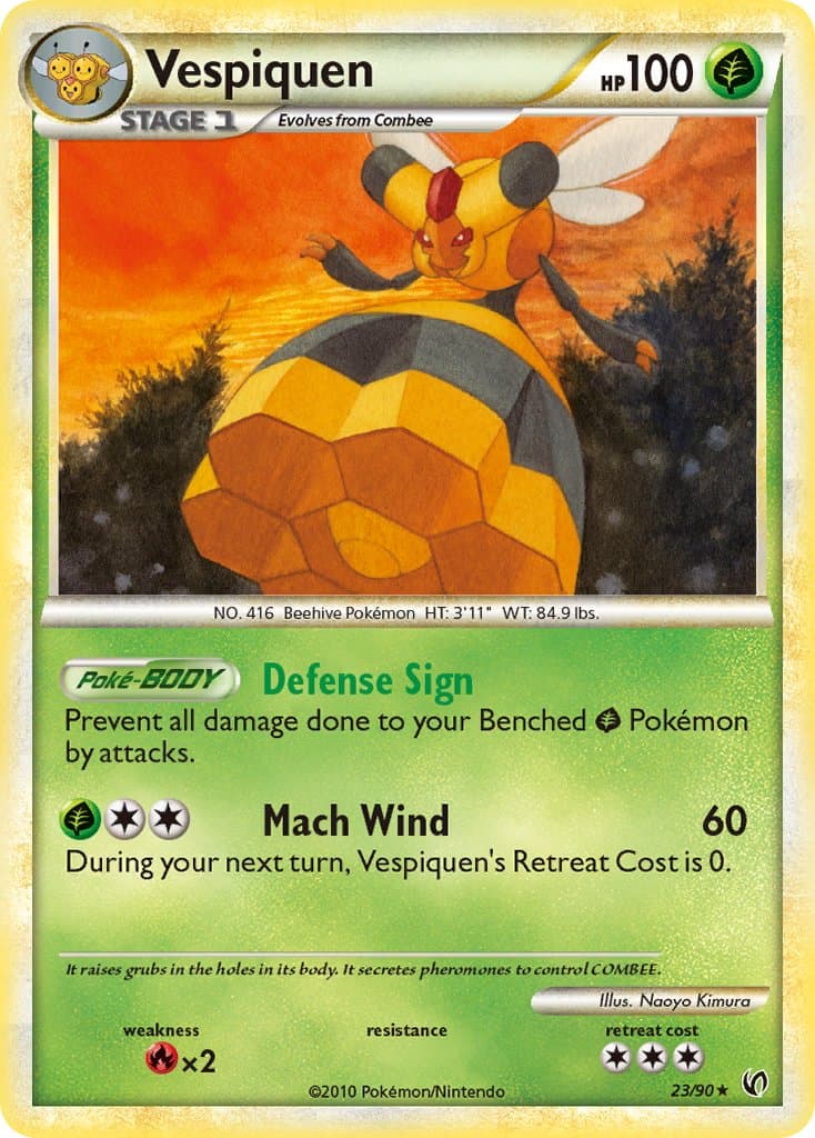 Vespiquen — Undaunted Pokémon card