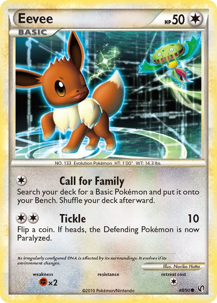 Eevee — Undaunted Pokémon card