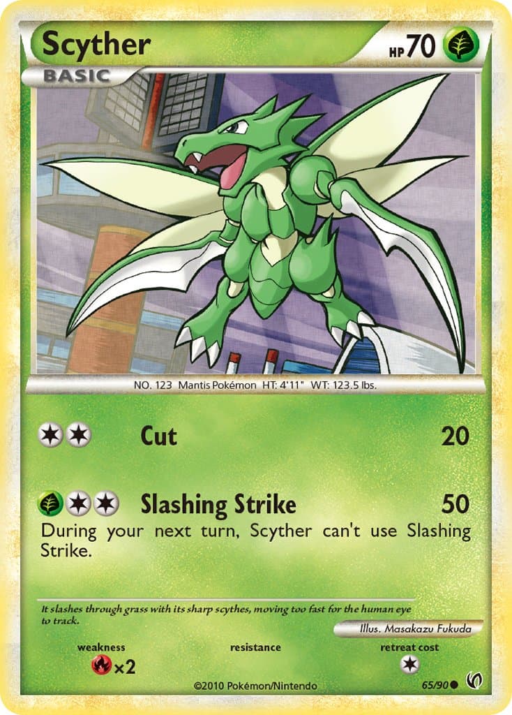 Scyther — Undaunted Pokémon card