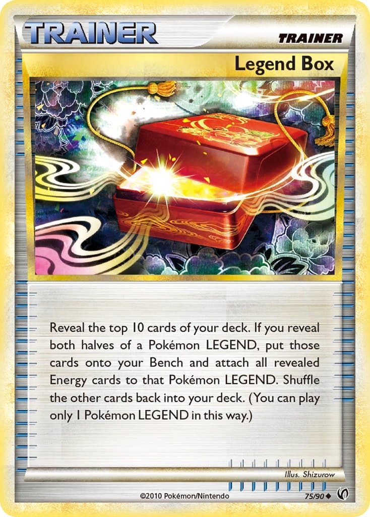 Legend Box — Undaunted Pokémon card