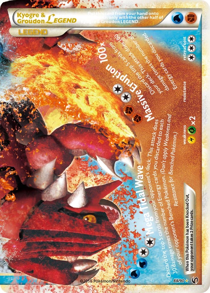 Kyogre Groudon Legend 88 — Undaunted