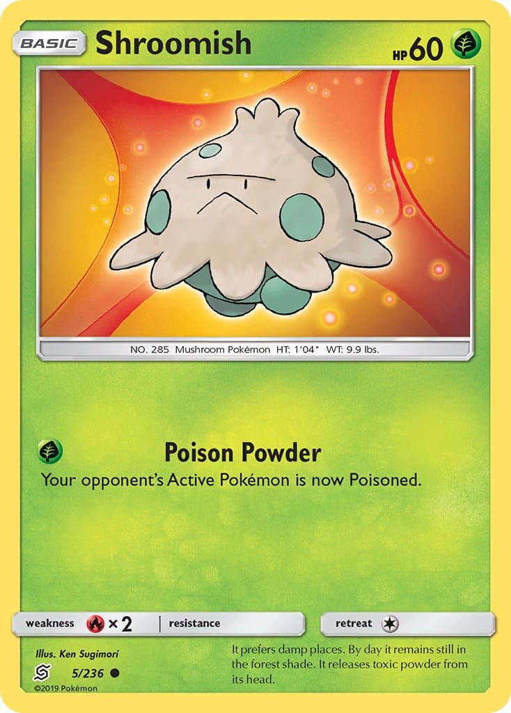 Shroomish — Unified Minds Pokémon card