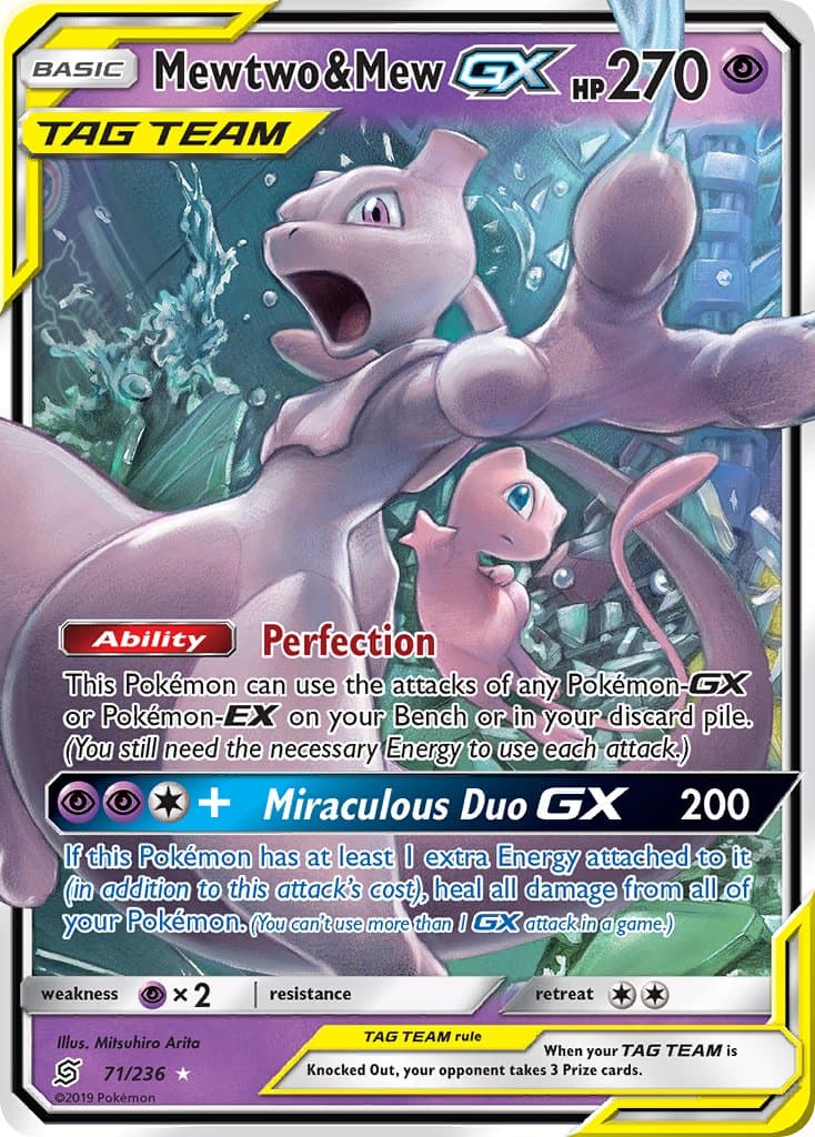 Mewtwo Mew Gx — Unified Minds