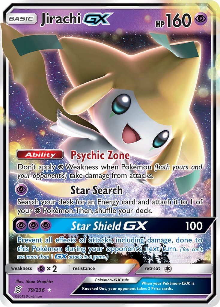 Jirachi Gx — Unified Minds Pokémon card
