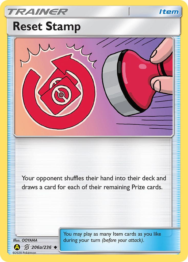 Reset Stamp Ya — Unified Minds Pokémon card