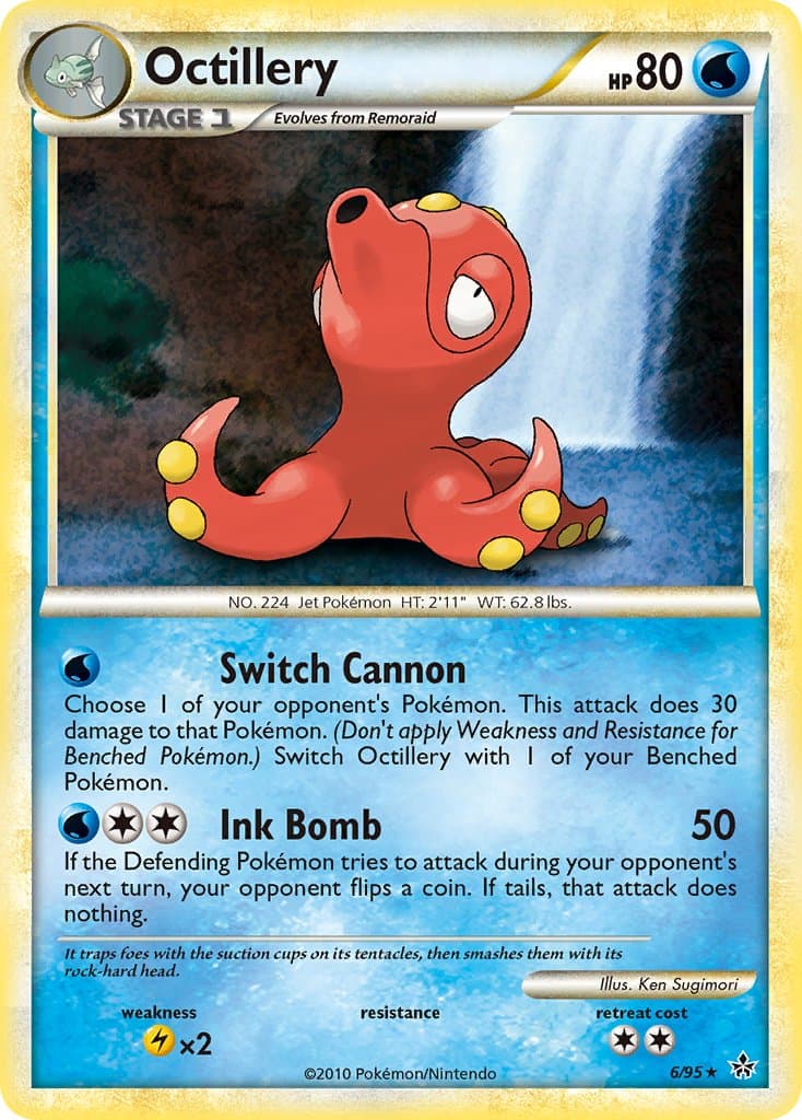 Octillery — Unleashed Pokémon card