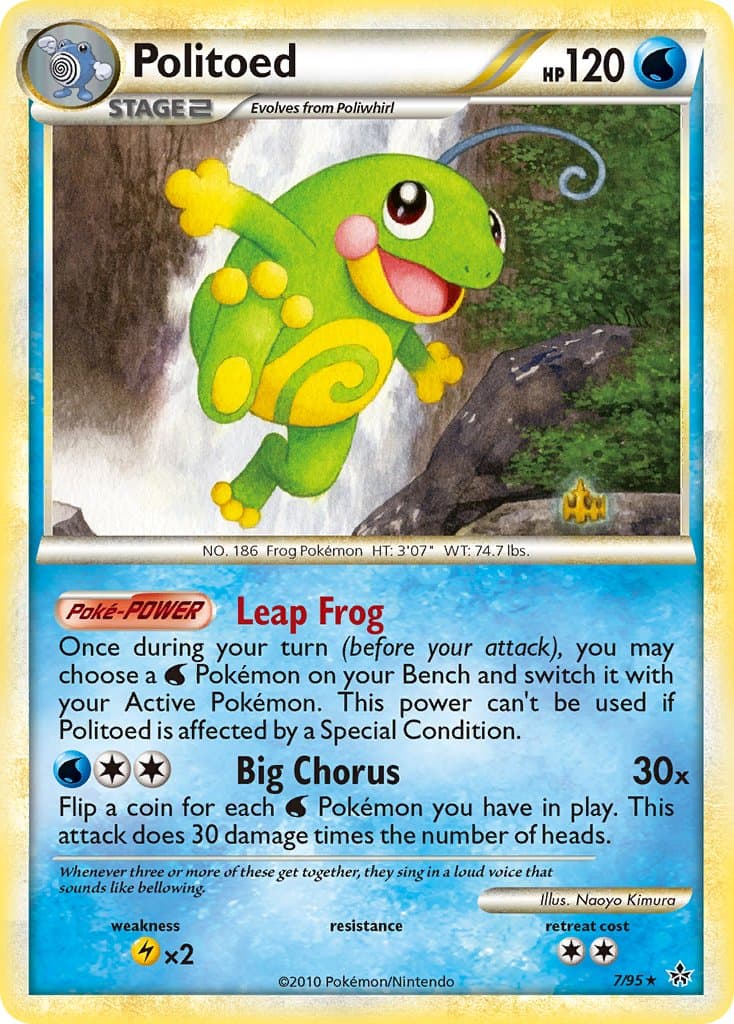 Politoed — Unleashed Pokémon card