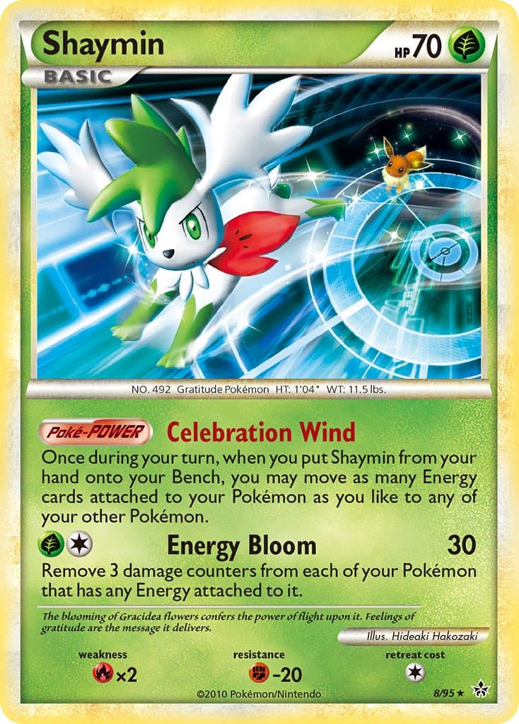Shaymin — Unleashed Pokémon card