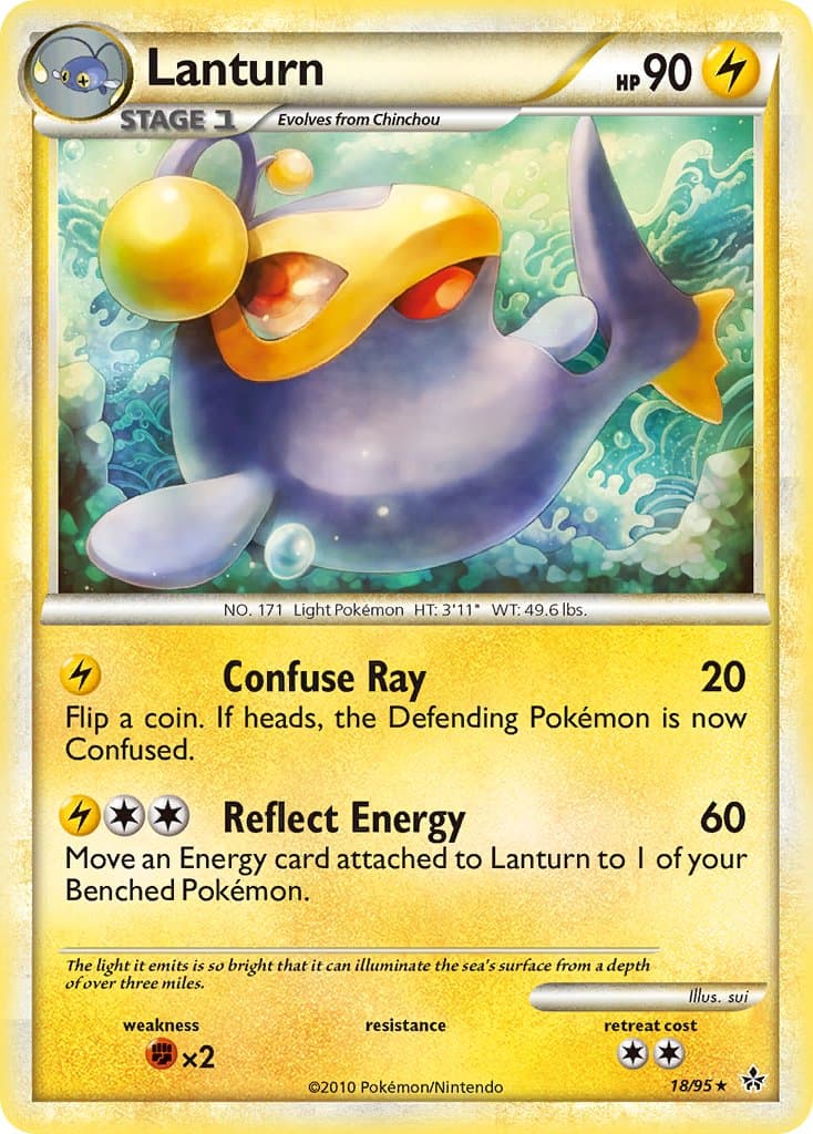 Lanturn — Unleashed Pokémon card