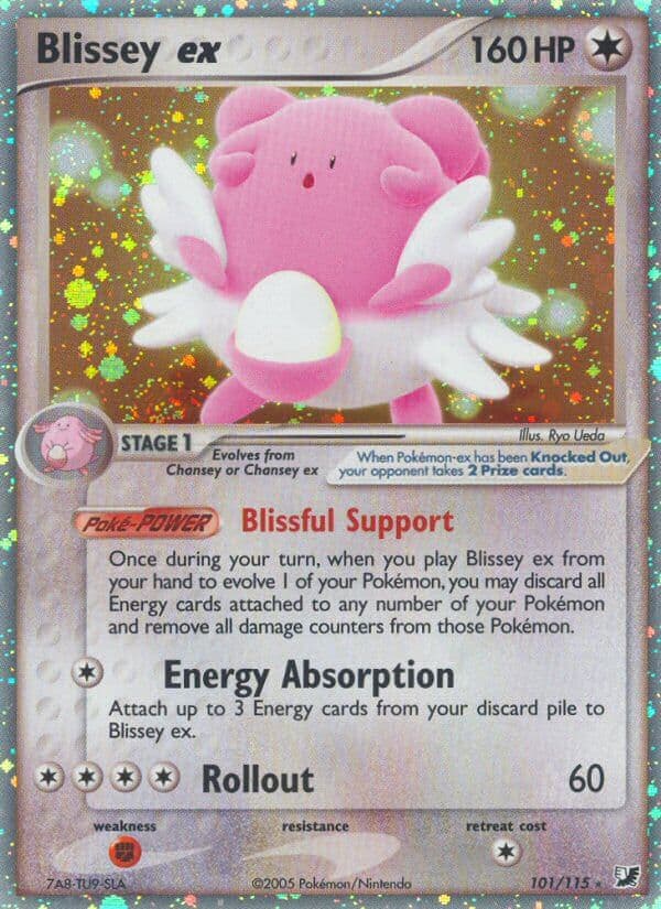 Blissey Ex — Unseen Forces Pokémon card