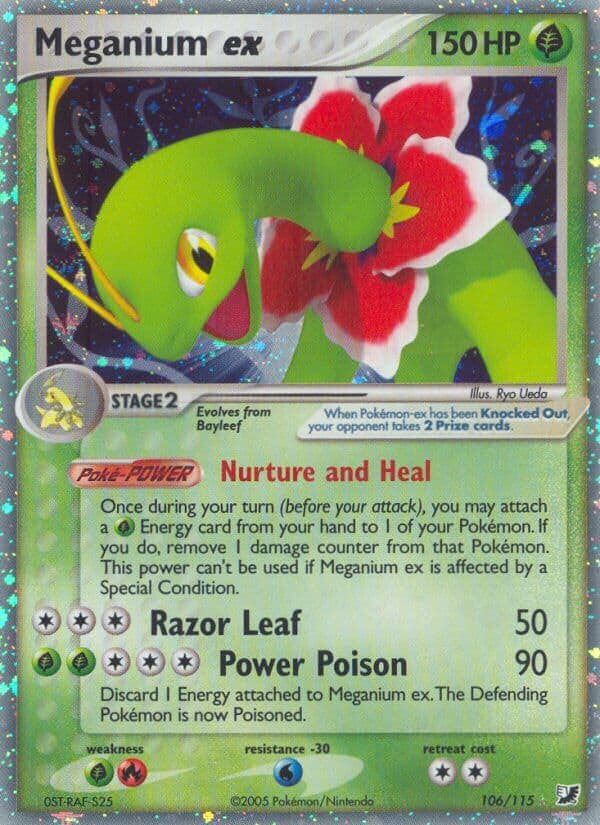 Meganium Ex — Unseen Forces Pokémon card