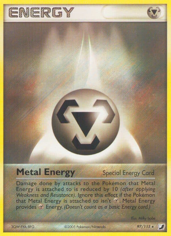 Metal Energy — Unseen Forces Pokémon card