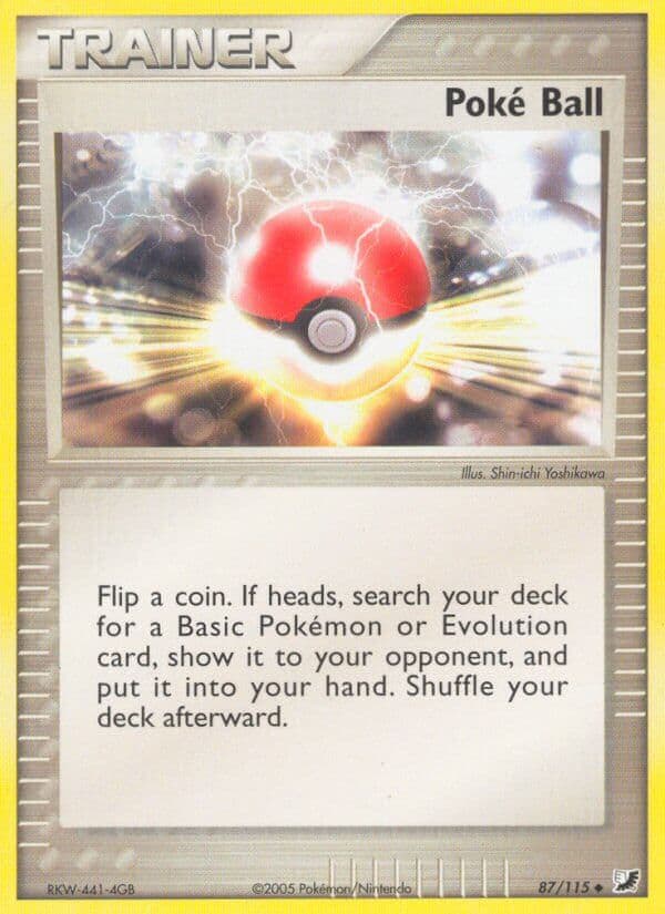 Poke Ball — Unseen Forces Pokémon card