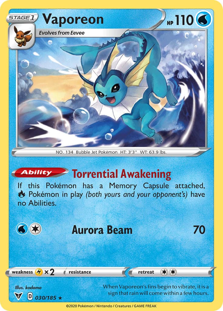Vaporeon — Vivid Voltage