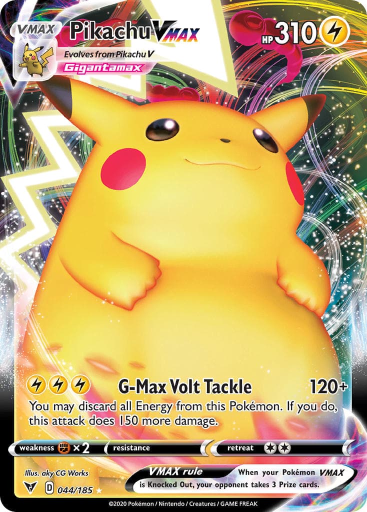 Pikachu Vmax — Vivid Voltage Pokémon card