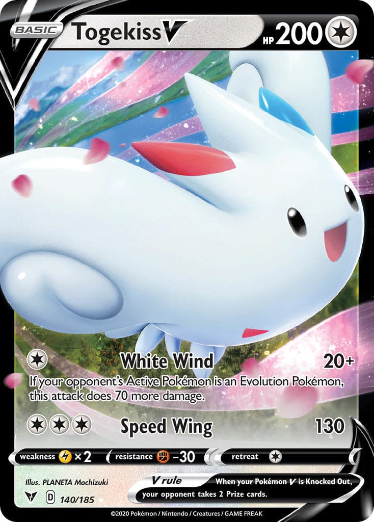 Togekiss V — Vivid Voltage Pokémon card