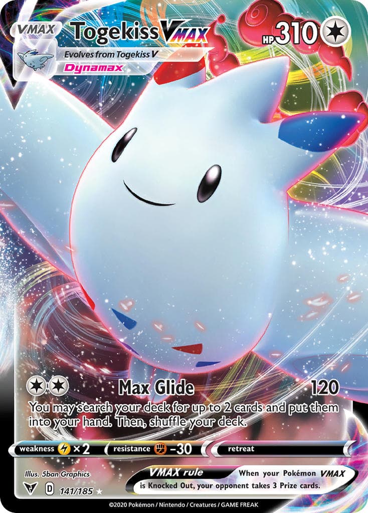 Togekiss Vmax — Vivid Voltage Pokémon card
