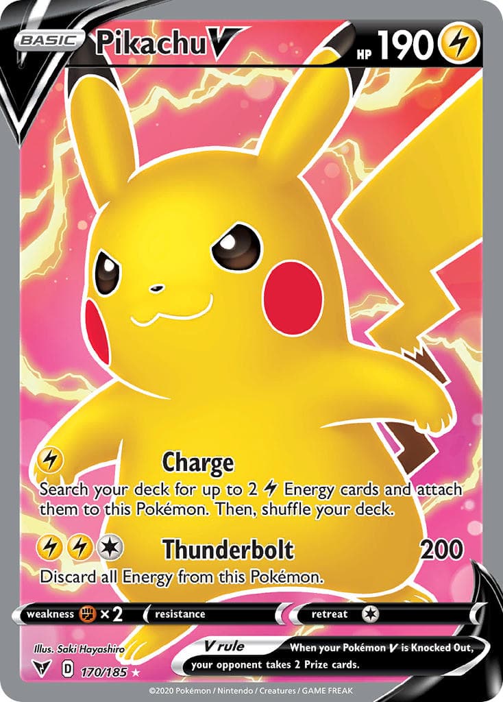 Pikachu V — Vivid Voltage Pokémon card
