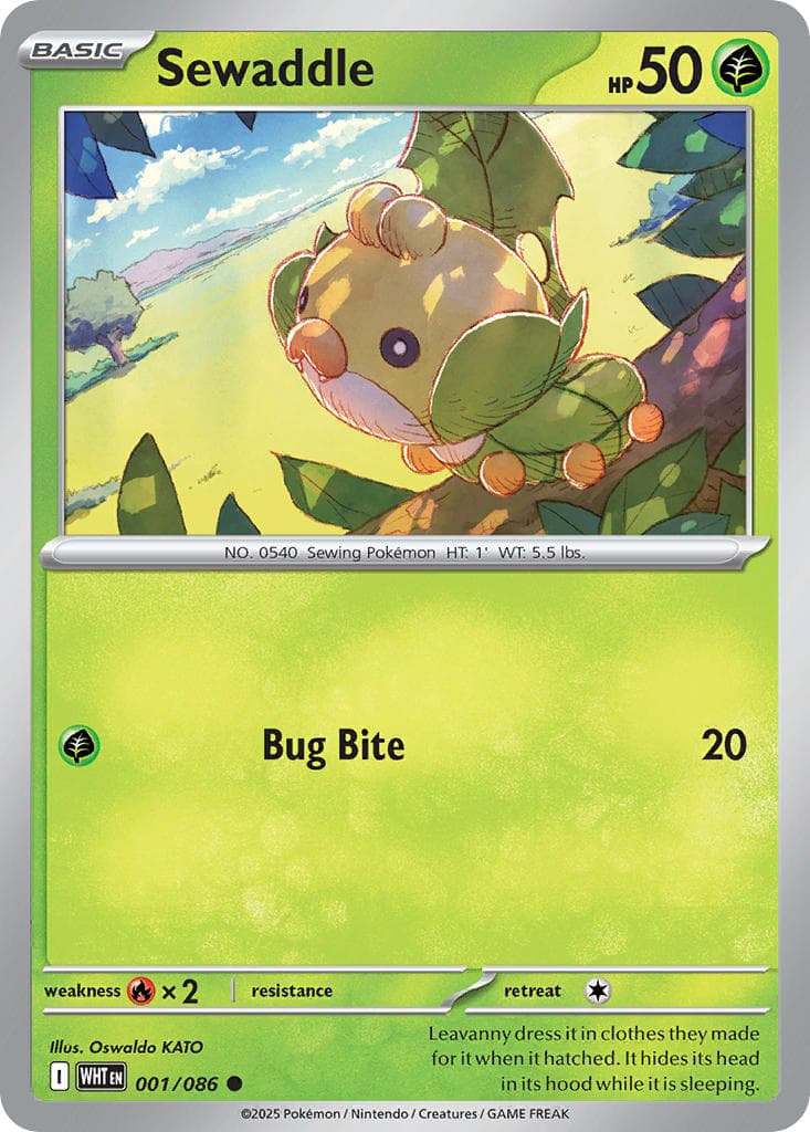 Card 001 — White Flare Pokémon card