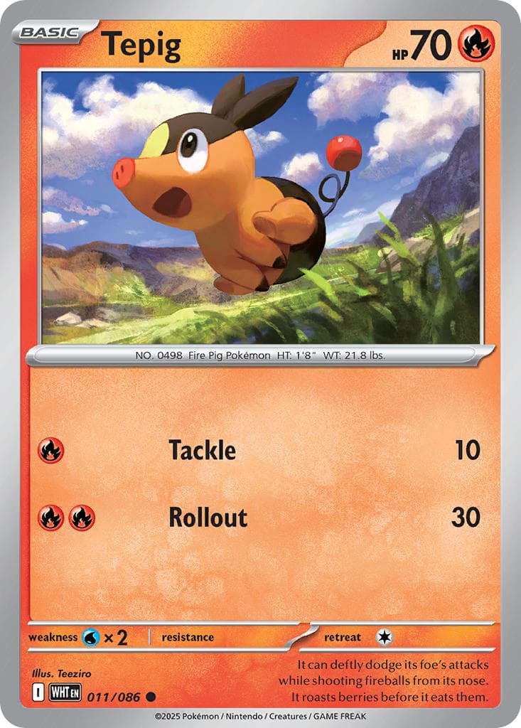 Card 011 — White Flare Pokémon card
