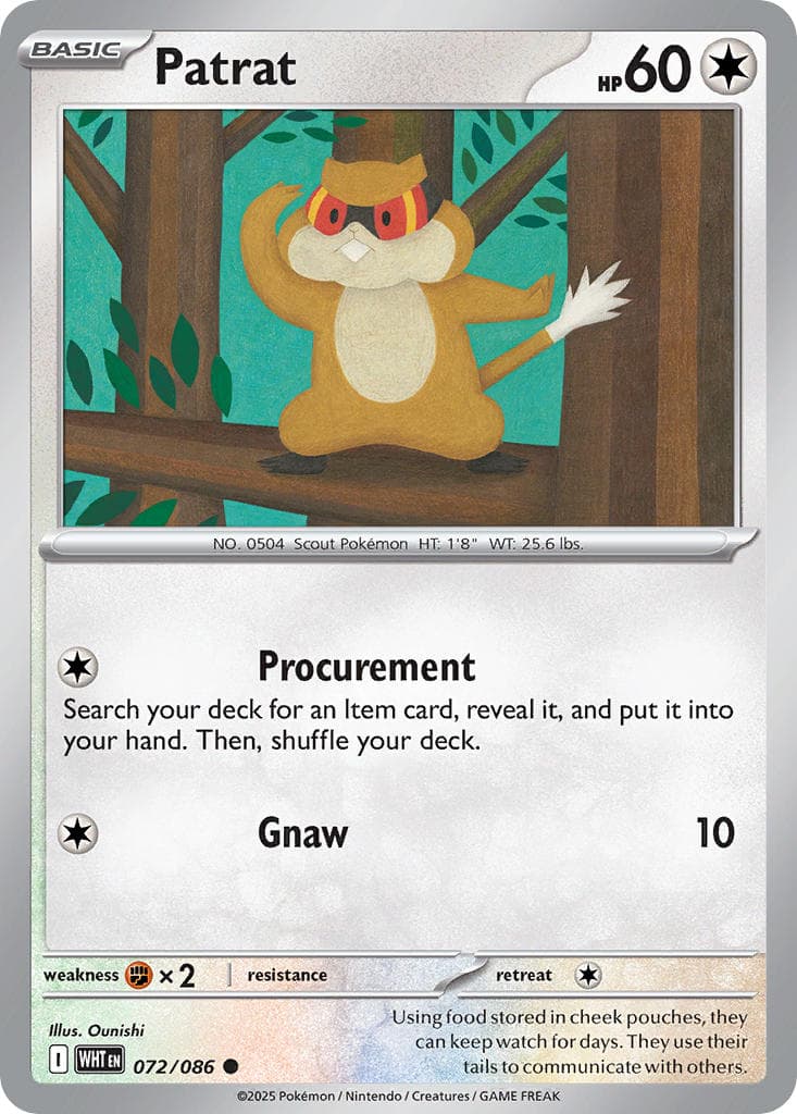 Card 072 — White Flare Pokémon card