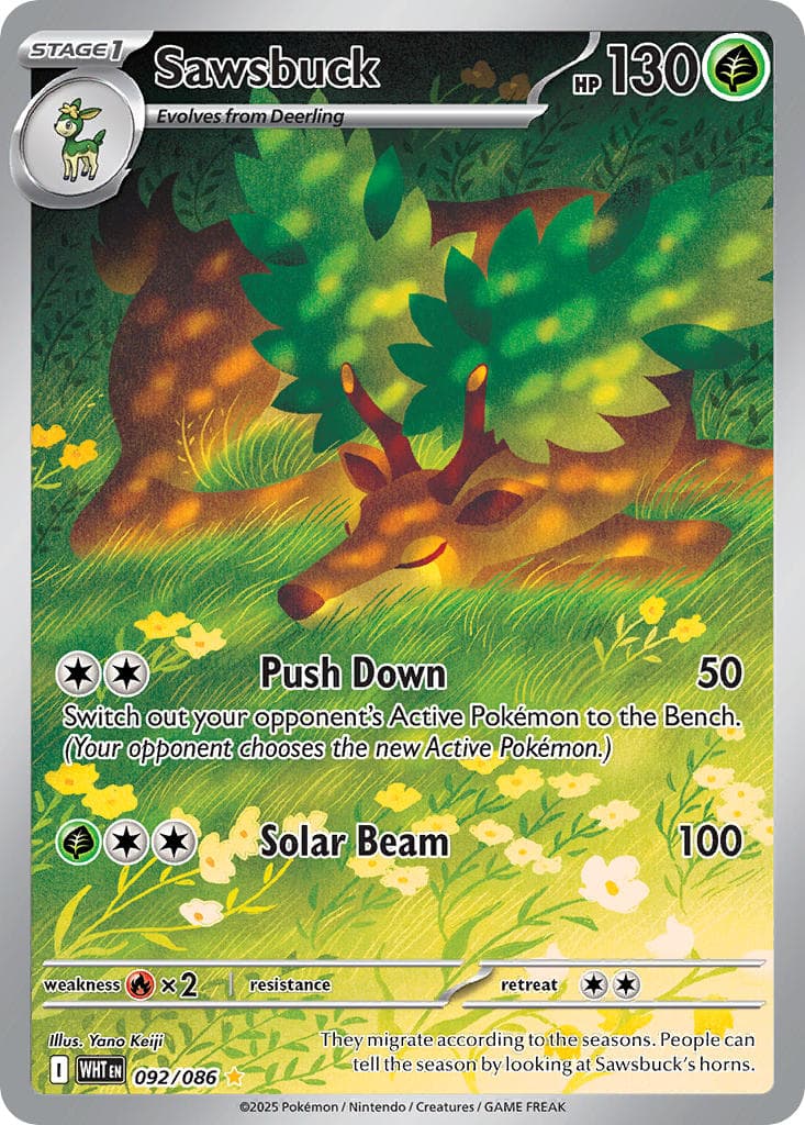 Card 092 — White Flare Pokémon card
