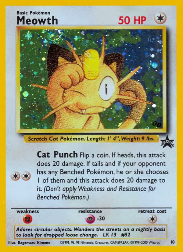 Meowth — Wizards Black Star Promos