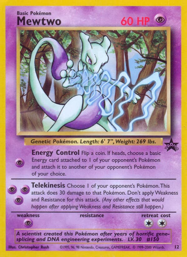 Mewtwo — Wizards Black Star Promos