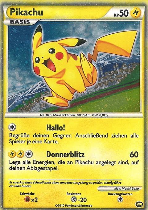 Pikachu — World Collection