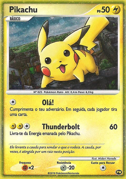 Pikachu — World Collection Pokémon card