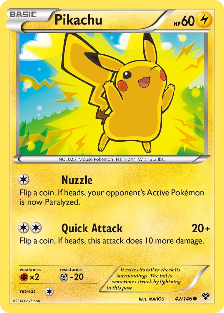 Pikachu — XY Pokémon card