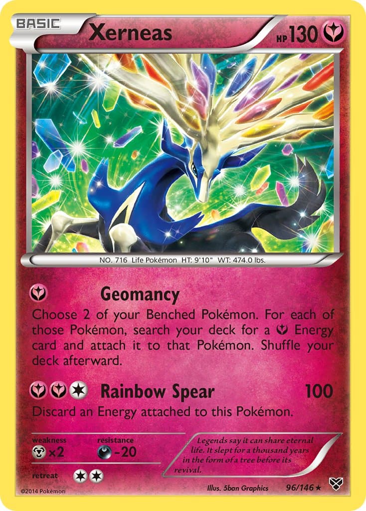 Xerneas — XY Pokémon card