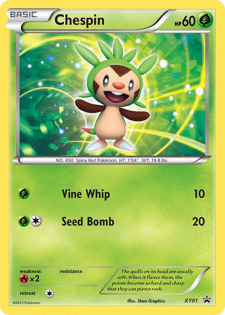 Chespin — Xy Promos Pokémon card