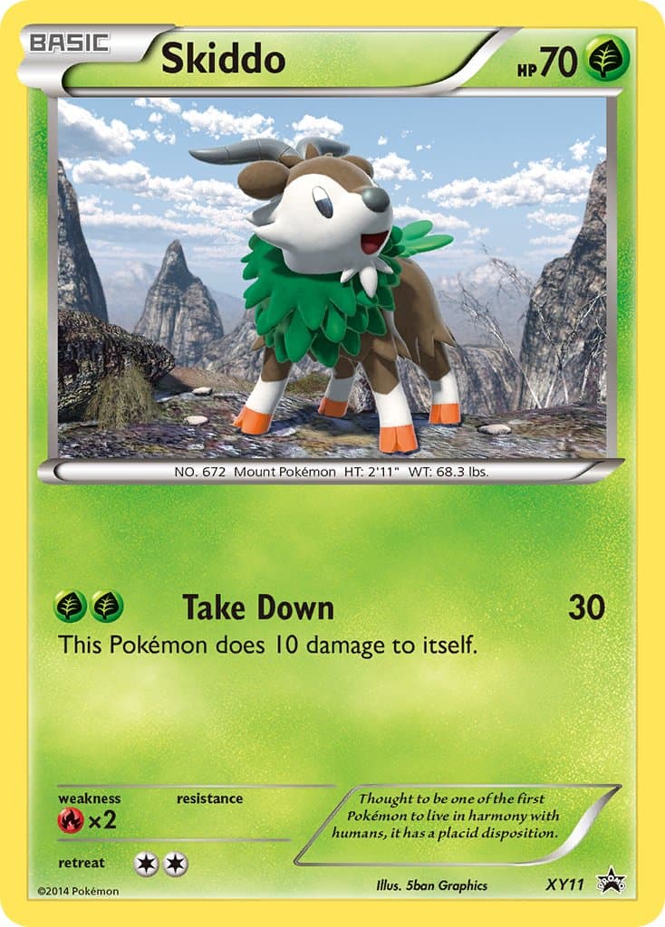 Skiddo — Xy Promos Pokémon card