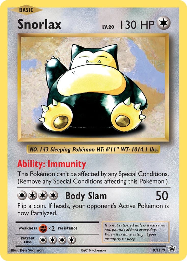 Snorlax — Xy Promos