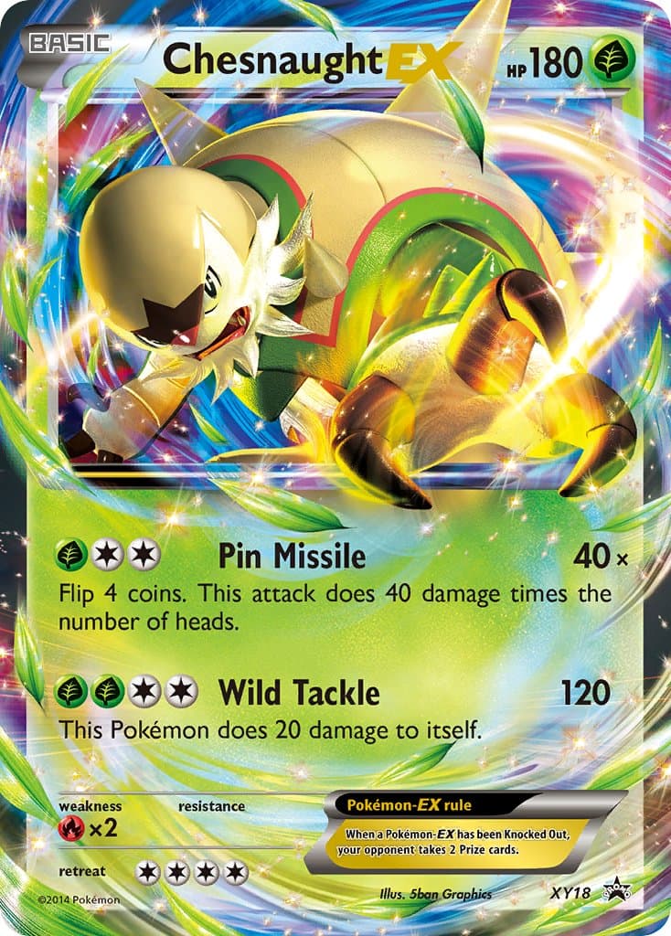 Chesnaught Ex — Xy Promos Pokémon card