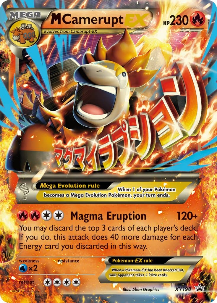 M Camerupt Ex — Xy Promos Pokémon card