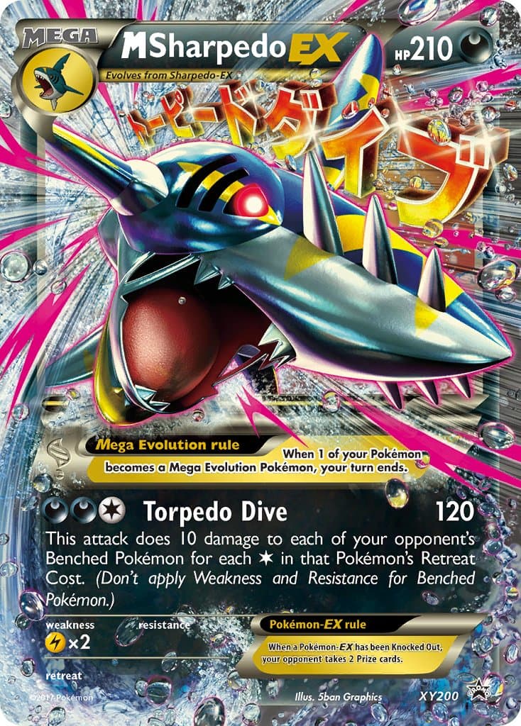 M Sharpedo Ex — Xy Promos Pokémon card