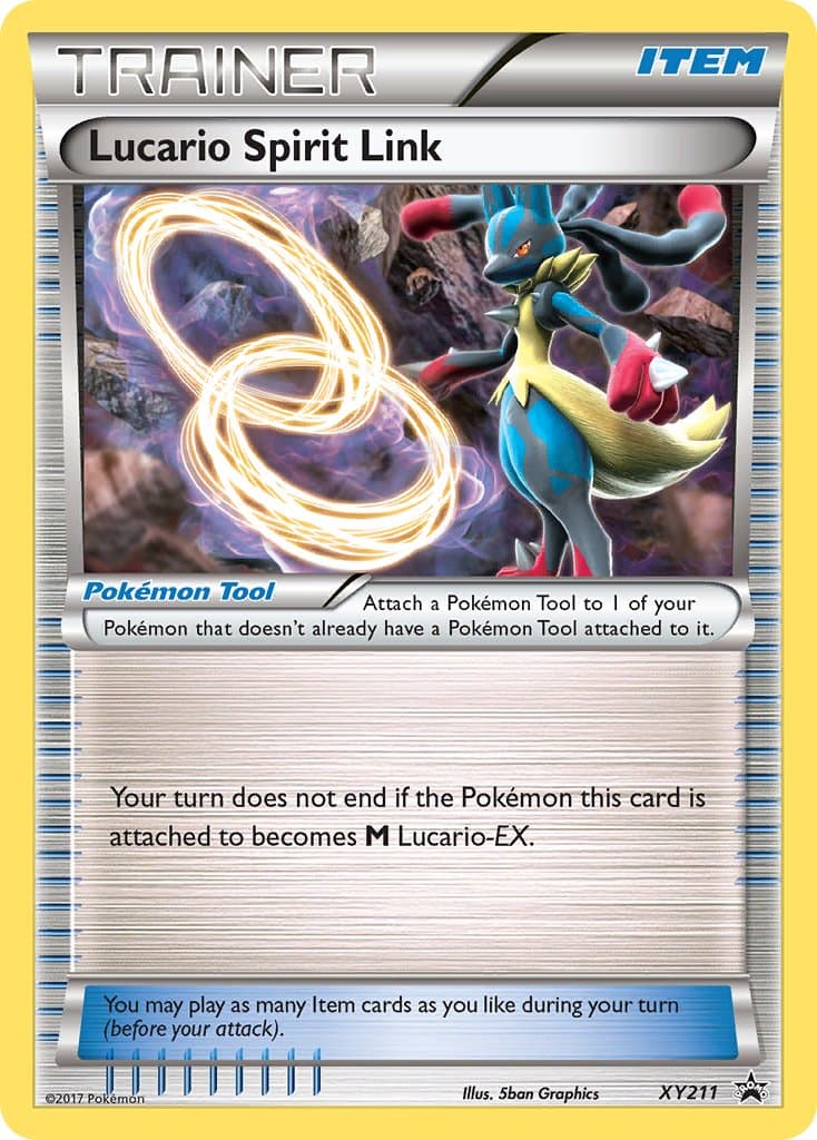Lucario Spirit Link — Xy Promos Pokémon card
